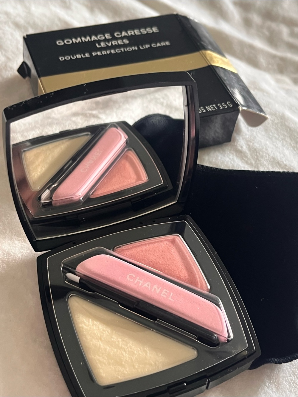 CHANEL Double Perfection Lip Care Trio — Pink & Peach Shades